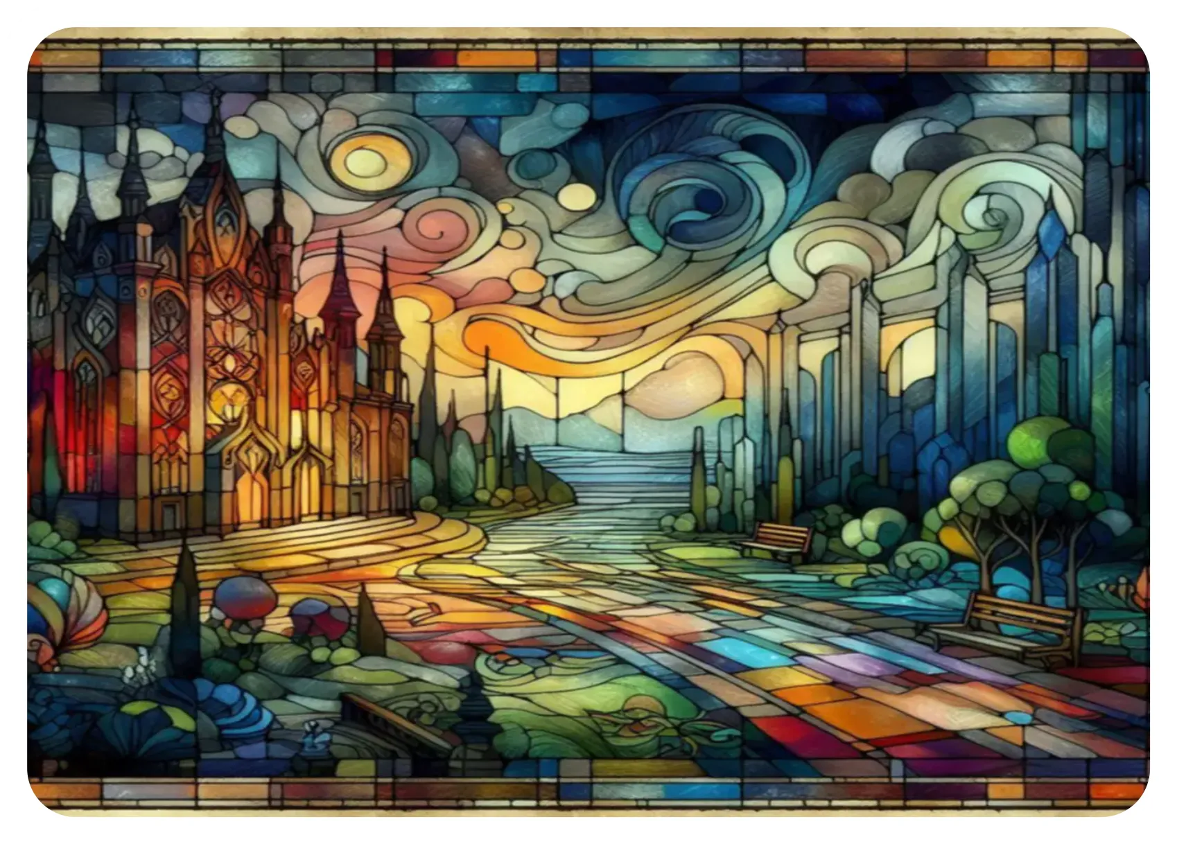 The Moon Rises background image